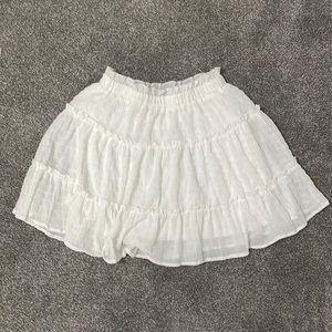 Brand new white womens short summer skirt